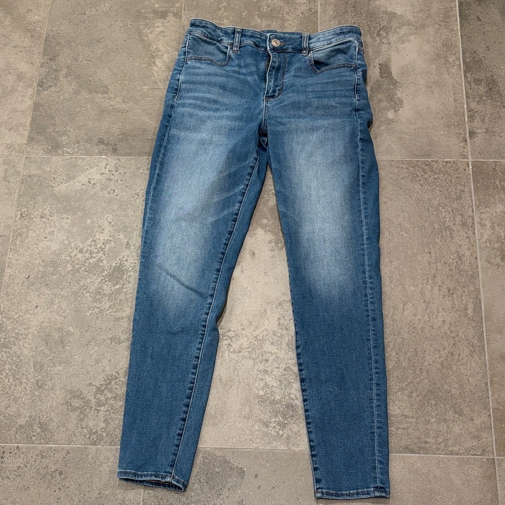American Eagle Outfitters Women's Skinny Jeans in Blue